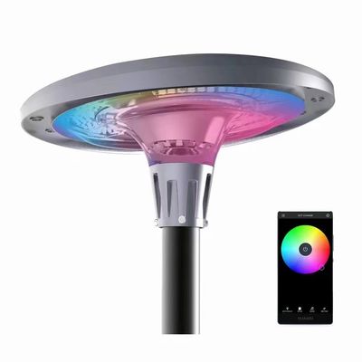 Residential 1200w RGB Solar Garden Lights Patio Solar Garden Path Lights