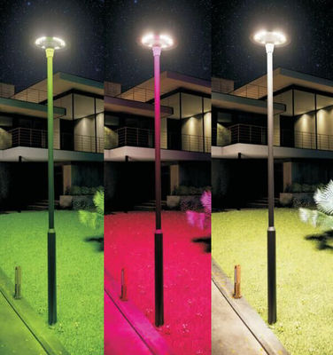 Color Changing Solar Garden Lights RGB LED Solar Powered Garden Lights 800w For Yard Patio
