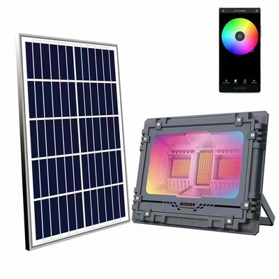 IP65 Rgb Tri Color Solar 60w Led Flood Light With Music Outdoor Reflector