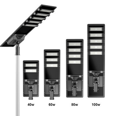 SMD5050 Solar LED Street Light Motion Sensor Remote Control 60 Watt Solar Street Light