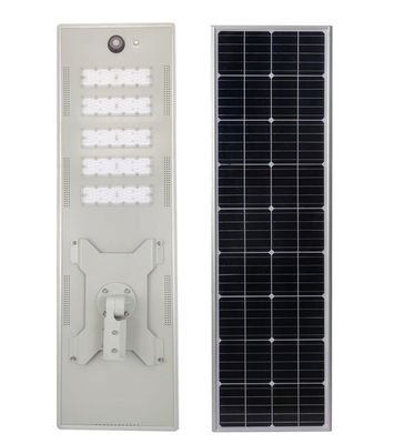 6-8M Height All In One Solar Street Lights with Timming Dimming and 12.8V/42000mAH LifePO4 Battery