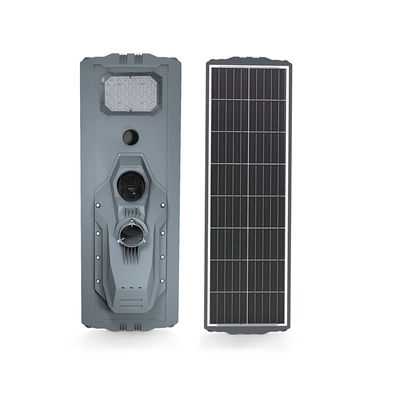 High Brightness 5050 LED Solar Panel Street Light with Camera 100W 200W 300W 400W 500W with 75Ah Lithium Iron Phosphate Battery