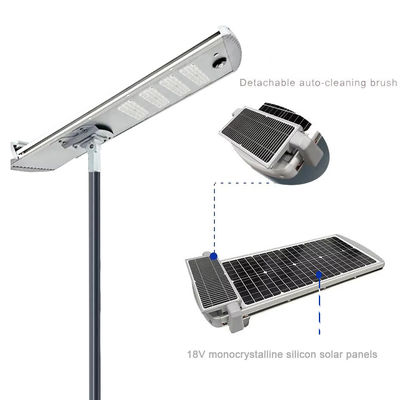 8 Meters LED Smart Solar Street Garden Light Outdoor Ip65 Self Clean Auto Cleaning
