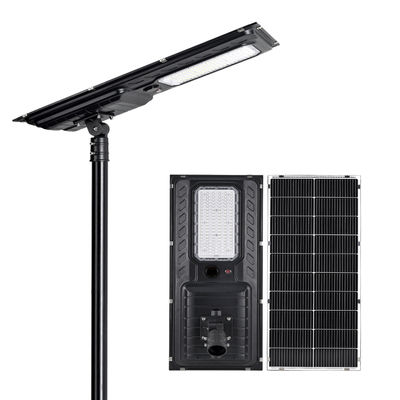 IP65 180lm/W All in One Solar Street Light 200W 300W 400W for Village Roads
