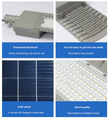 600w Smart Ip65 Waterproof Solar Street Light With Inbuilt Lithium Ion ...